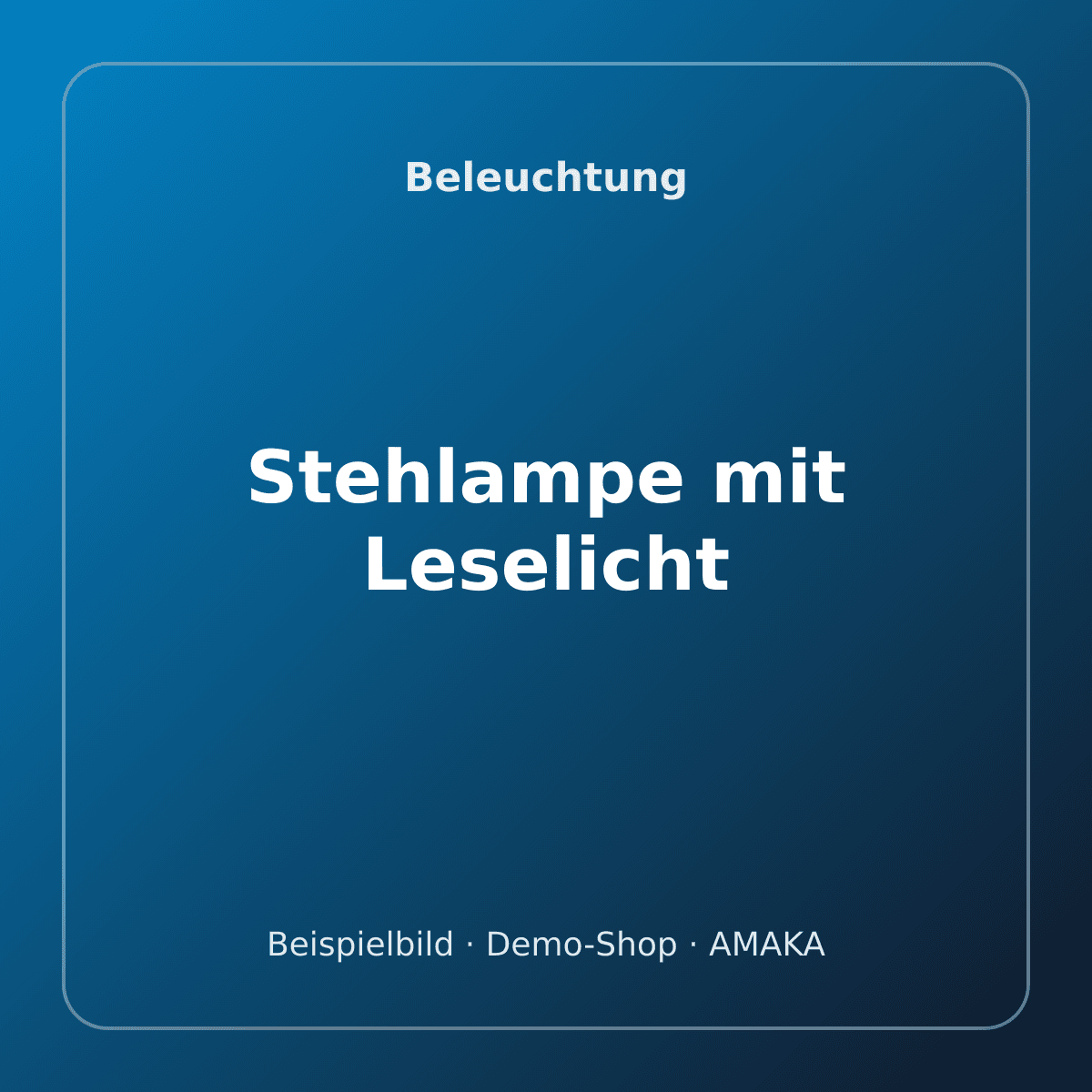 Stehlampe mit Leselicht – Bild 1