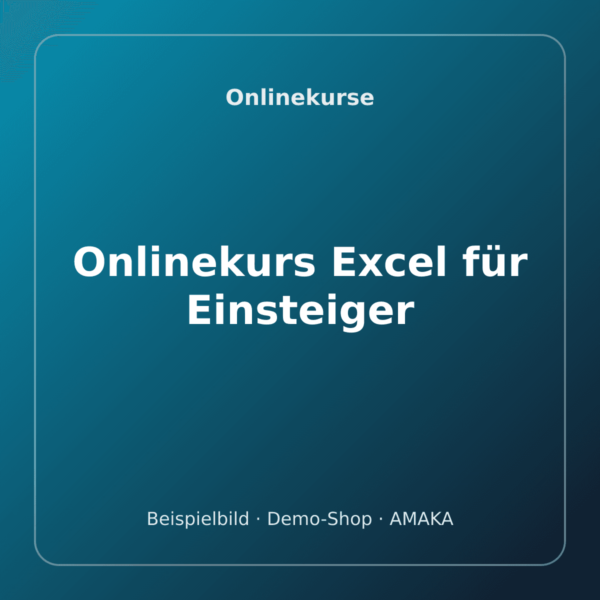 Onlinekurs Excel für Einsteiger – Bild 1
