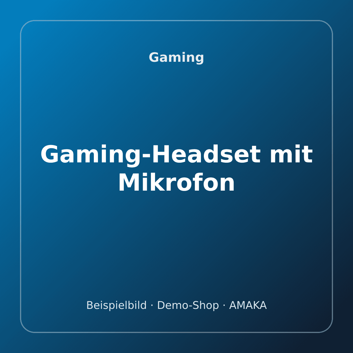 Gaming-Headset mit Mikrofon – Bild 1