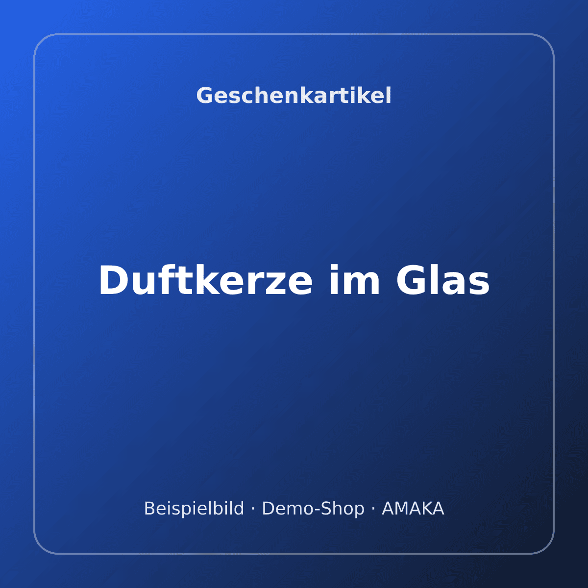 Duftkerze im Glas – Bild 1
