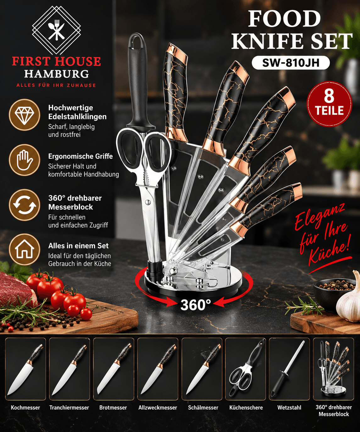 Food Knife set