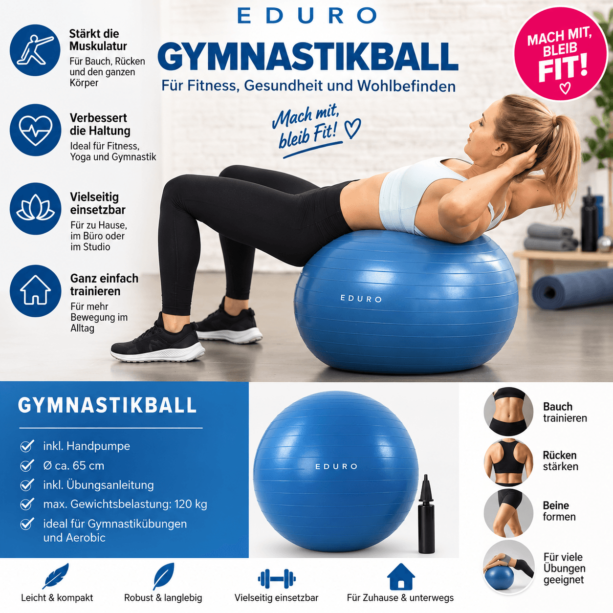 Eduro Gymnastikball