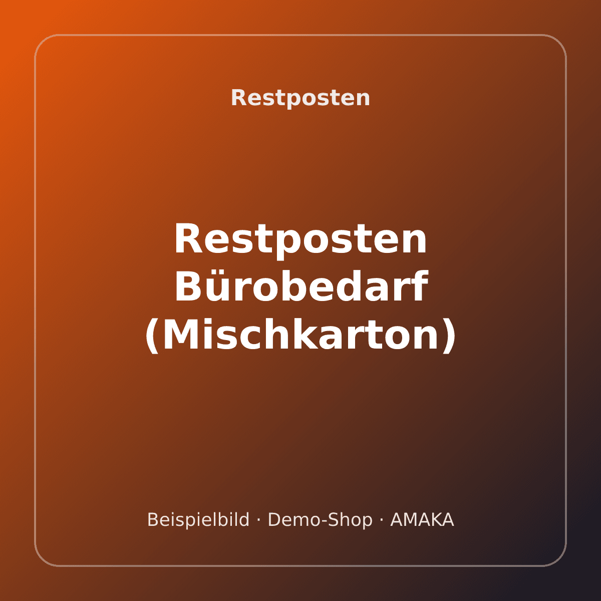 Restposten Bürobedarf (Mischkarton) – Bild 1