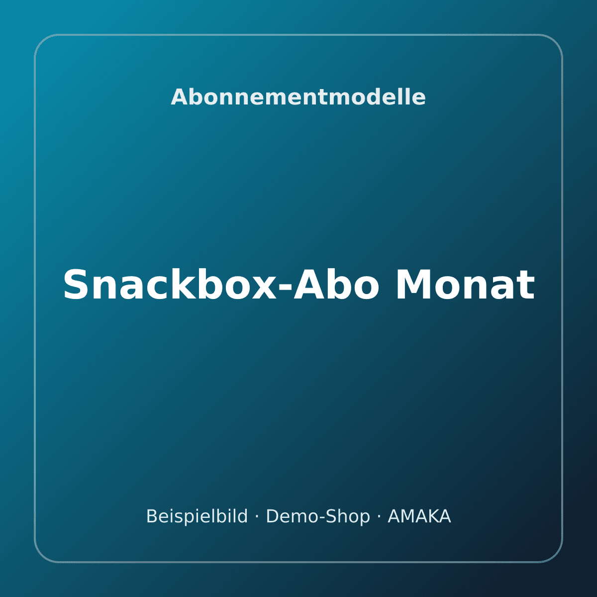 Snackbox-Abo Monat – Bild 1