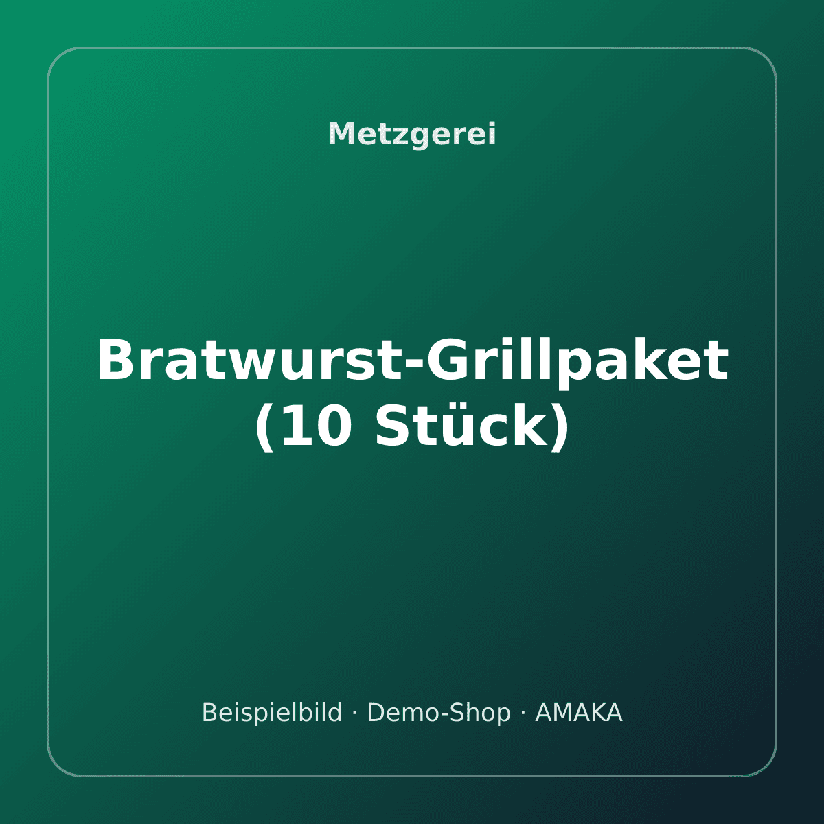 Bratwurst-Grillpaket (10 Stück) – Bild 1