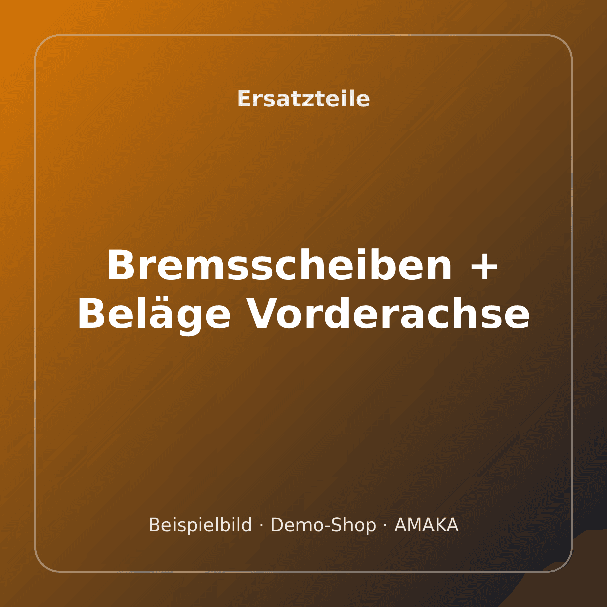 Bremsscheiben + Beläge Vorderachse – Bild 1