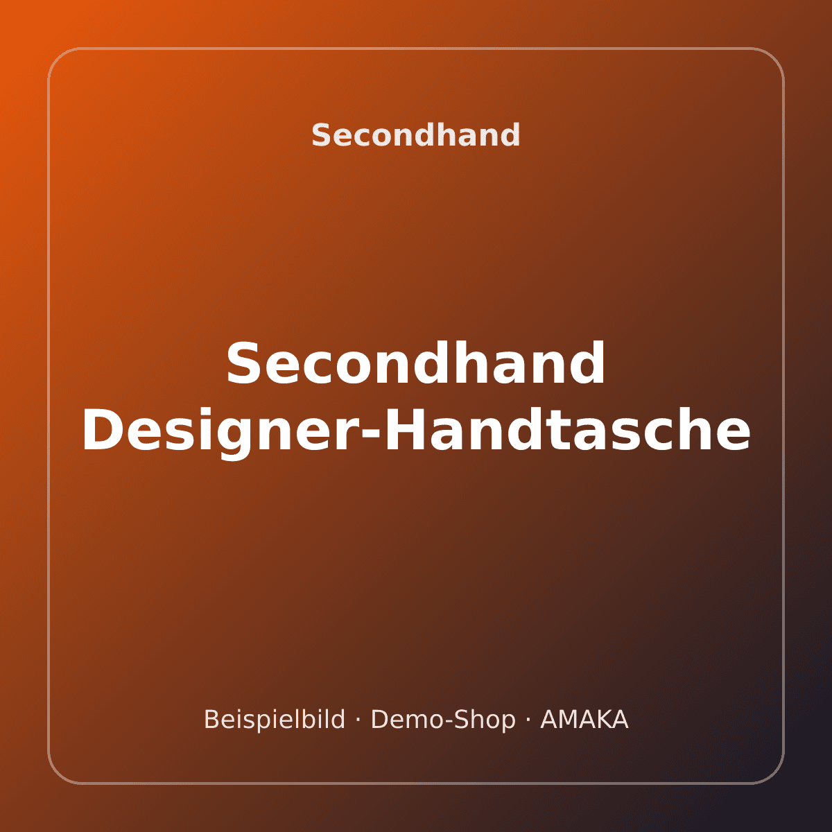 Secondhand Designer-Handtasche – Bild 1