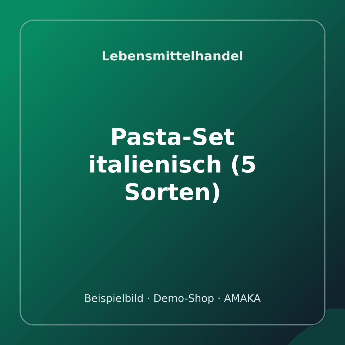Pasta-Set italienisch (5 Sorten) – Bild 1
