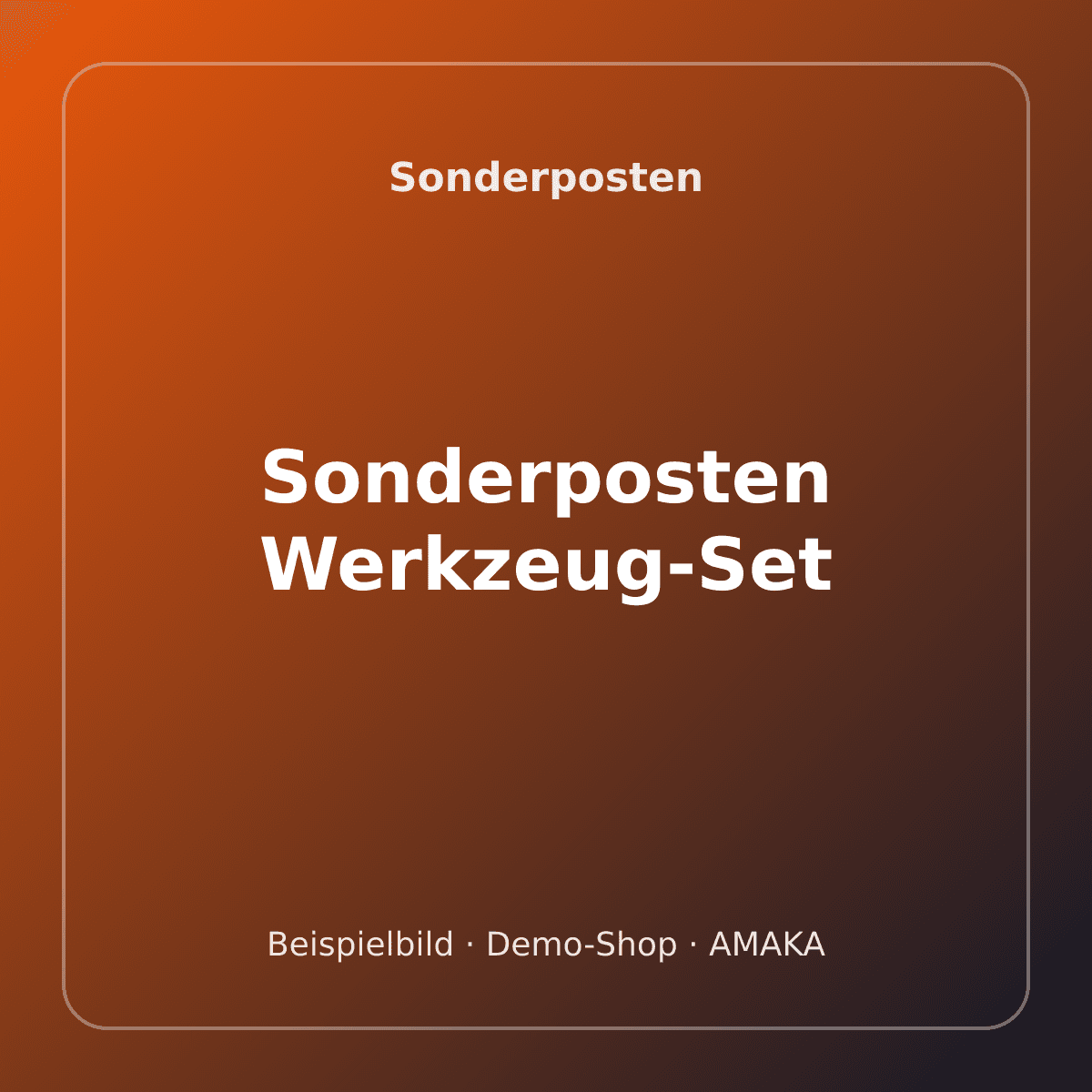 Sonderposten Werkzeug-Set – Bild 1