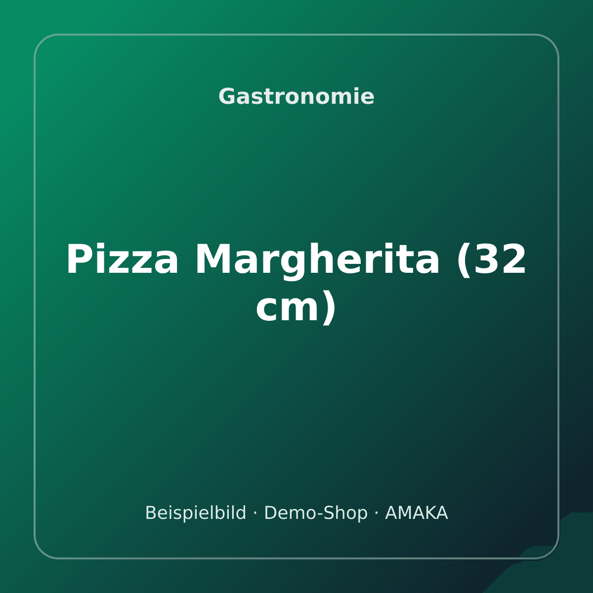 Pizza Margherita (32 cm) – Bild 1