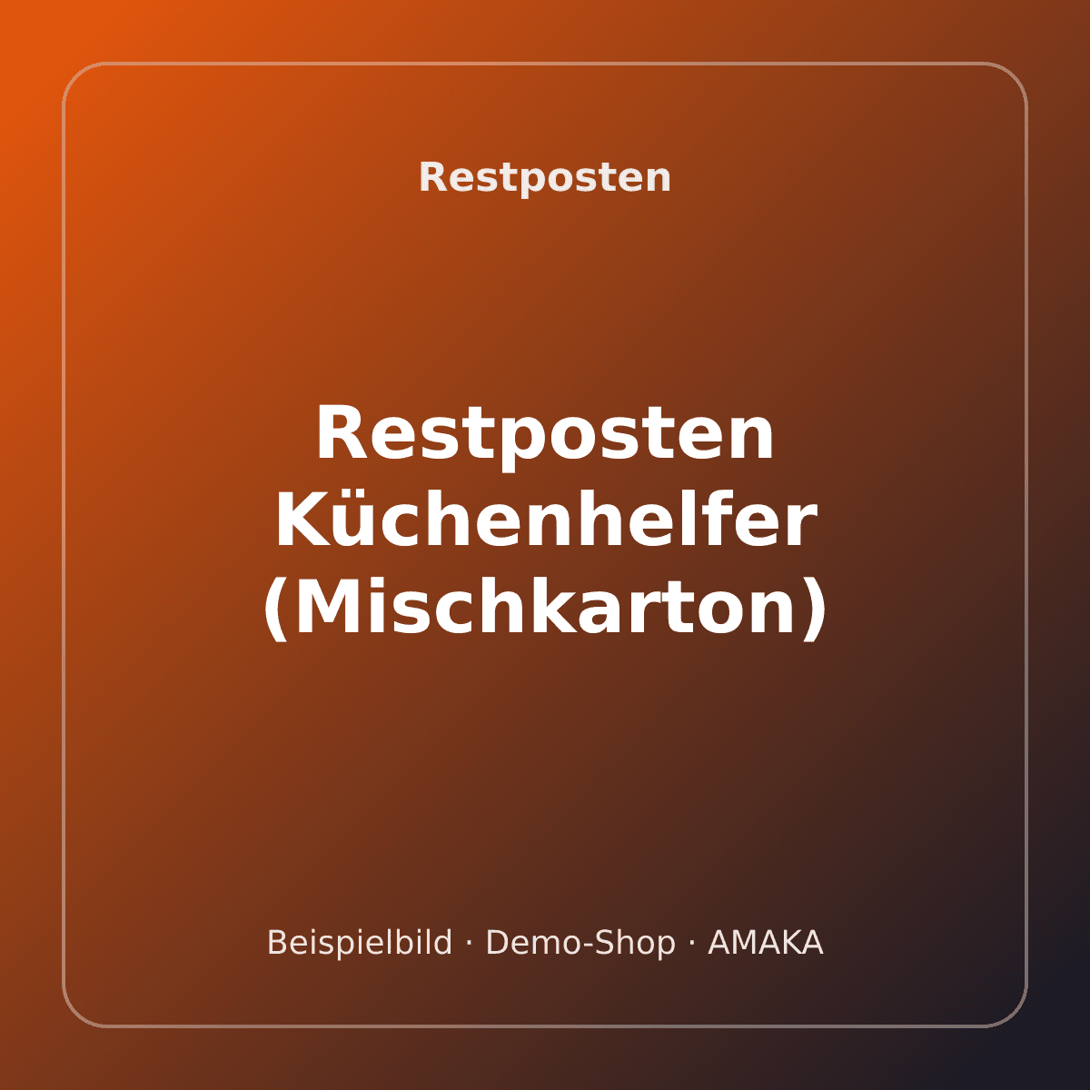 Restposten Küchenhelfer (Mischkarton) – Bild 1