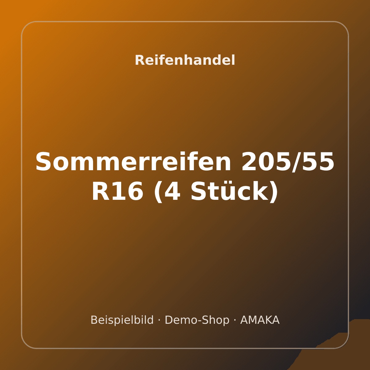 Sommerreifen 205/55 R16 (4 Stück) – Bild 1