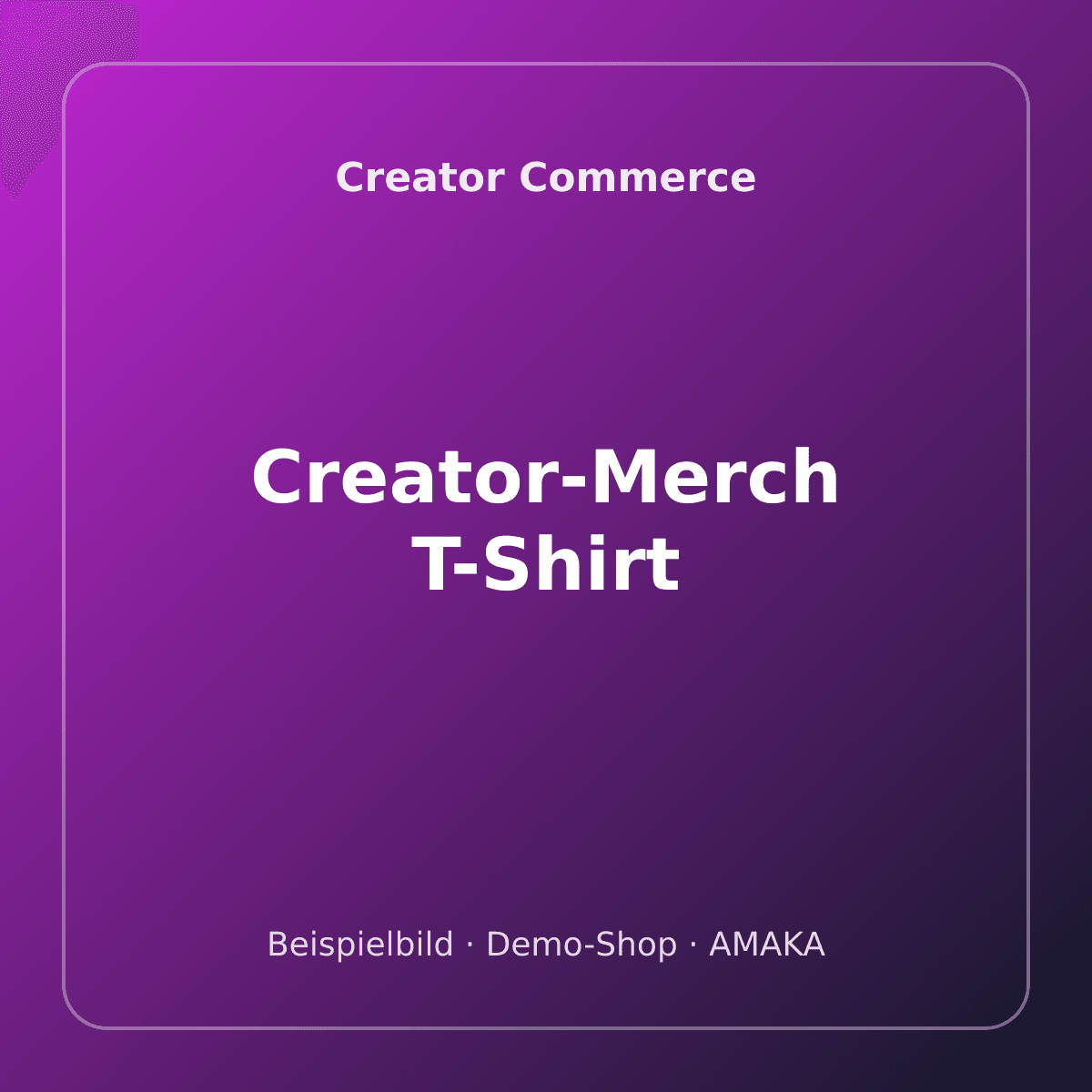 Creator-Merch T-Shirt – Bild 1