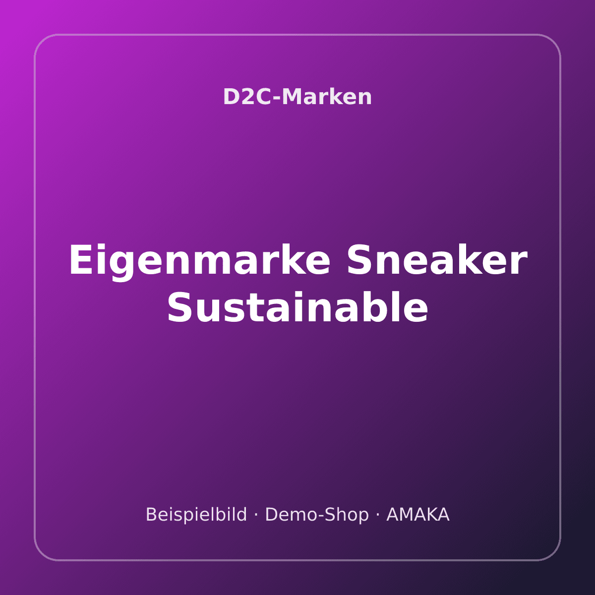 Eigenmarke Sneaker Sustainable – Bild 1