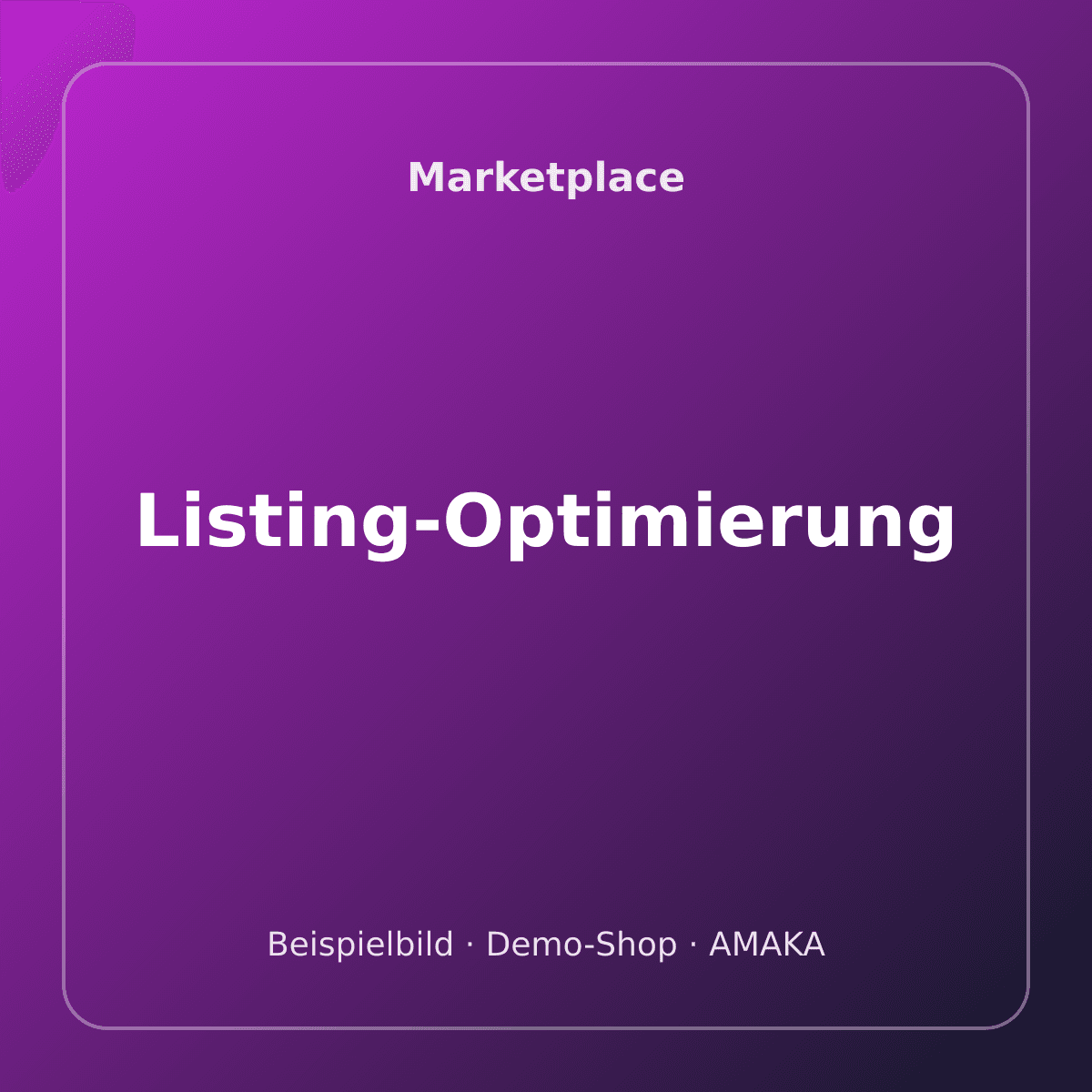 Listing-Optimierung – Bild 1
