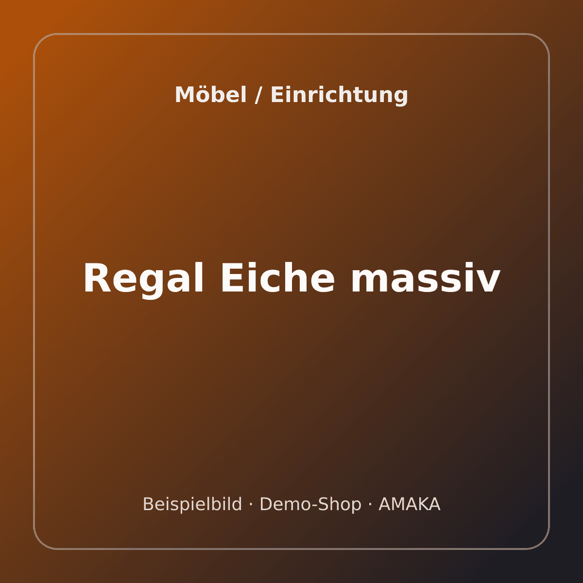 Regal Eiche massiv – Bild 1