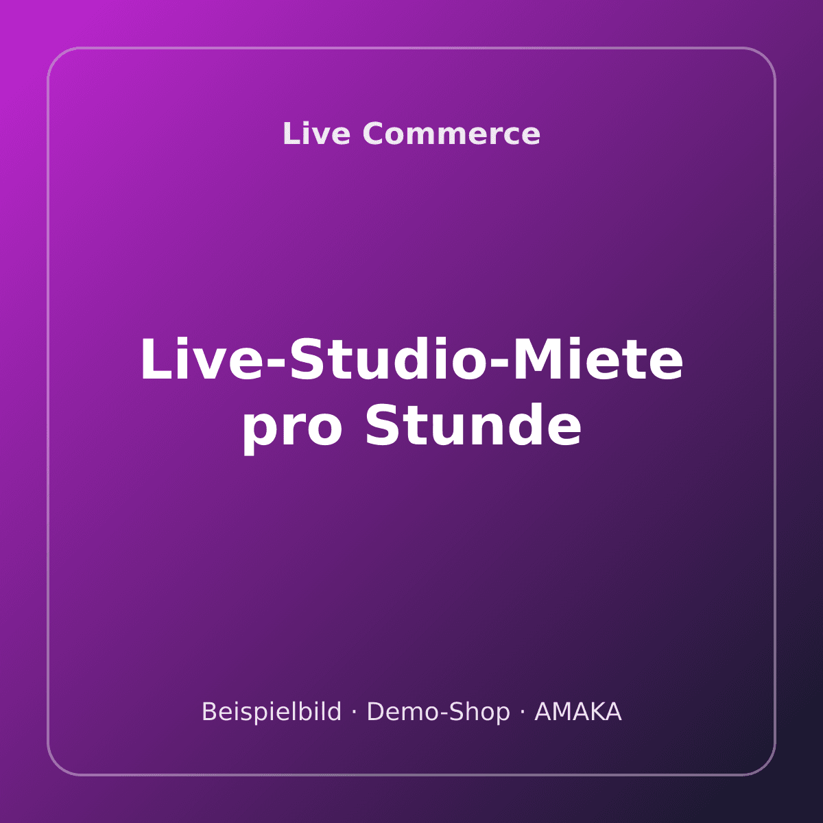 Live-Studio-Miete pro Stunde – Bild 1