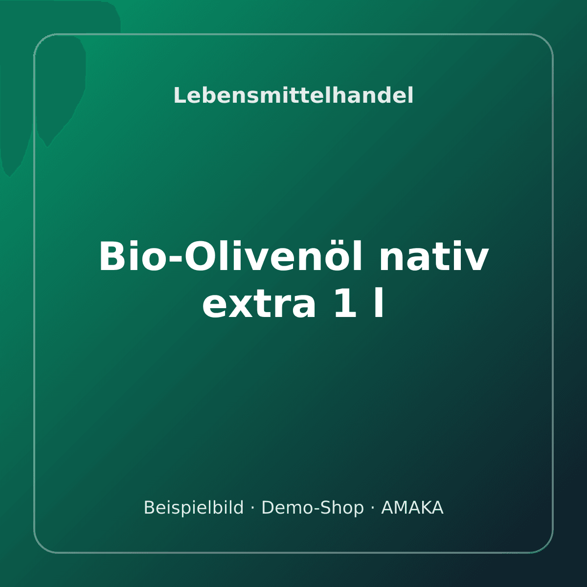 Bio-Olivenöl nativ extra 1 l – Bild 1