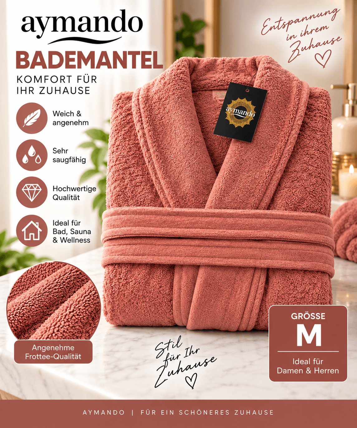 Aymando Bademantel