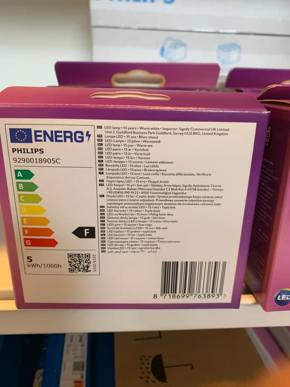 Philips LED E27 Filament 4.3W (40W) 2700K Warmweiß 470lm 2er-Pack klare Glühbirnenform – Bild 2