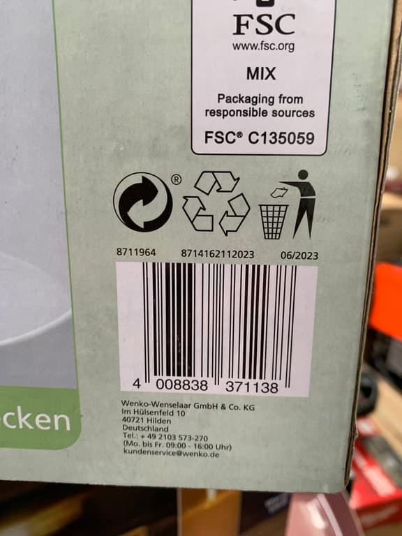 Wenko Bad-/Küchen-Helfer Wenselaar (Hilden) — Vorderseite fehlt, BITTE PRÜFEN – Bild 2