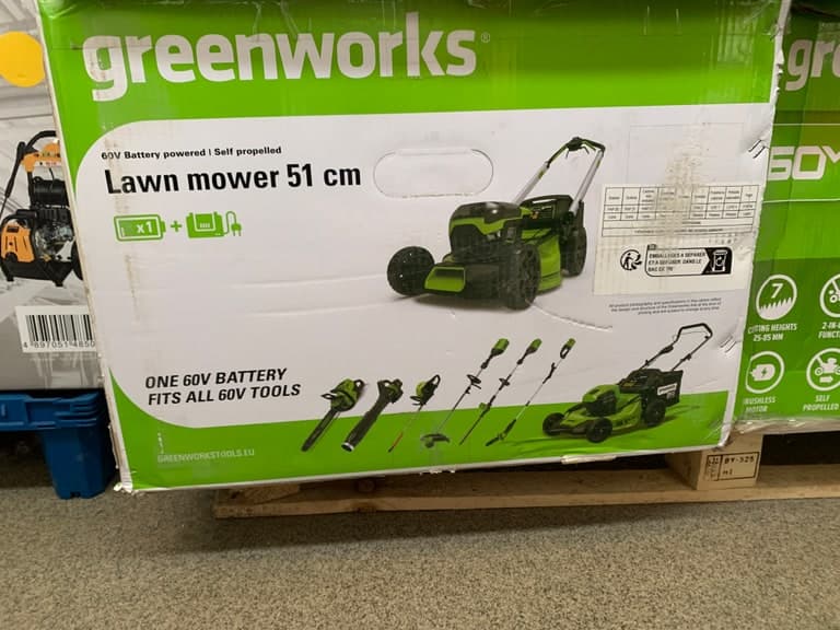 Greenworks 60V Akku-Rasenmäher 51 cm self-propelled (Antrieb, 2-in-1) – Bild 1