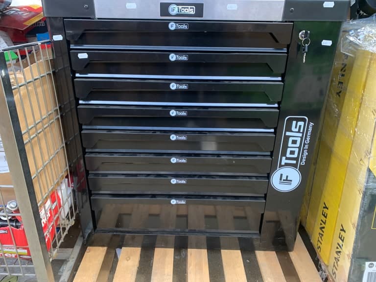 iF Tools Werkzeugschrank 8-Schubladen schwarz Design in Germany (Werkstatt-Wagen)
