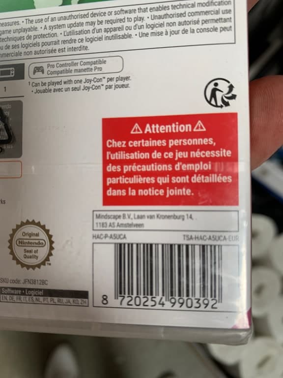 Nintendo Switch Spiel (Mindscape Vertrieb) HAC-P-A5UCA — Bitte Titel am Cover prüfen – Bild 2