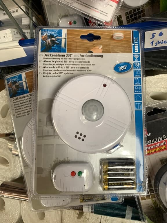 Brennenstuhl Decken-Bewegungsmelder-Alarm 360° – funkbedient