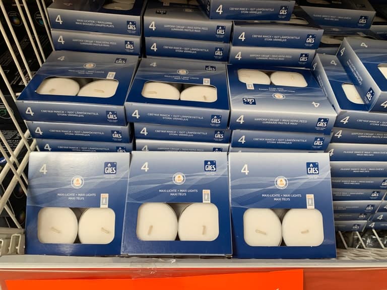 Gies Kerzen Maxi-Teelichter – Quality Candles Since 1899 (Art. 0520 04/00)