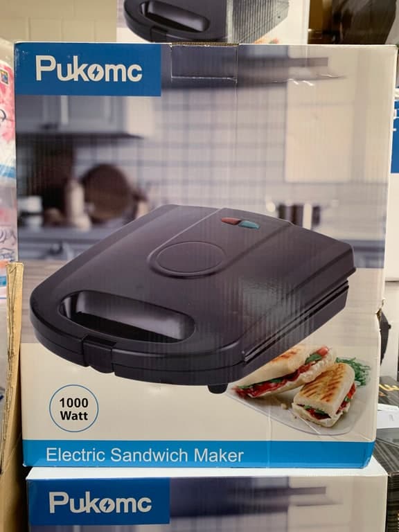 Pukomc Sandwichmaker / Sandwich Toaster 1000 W