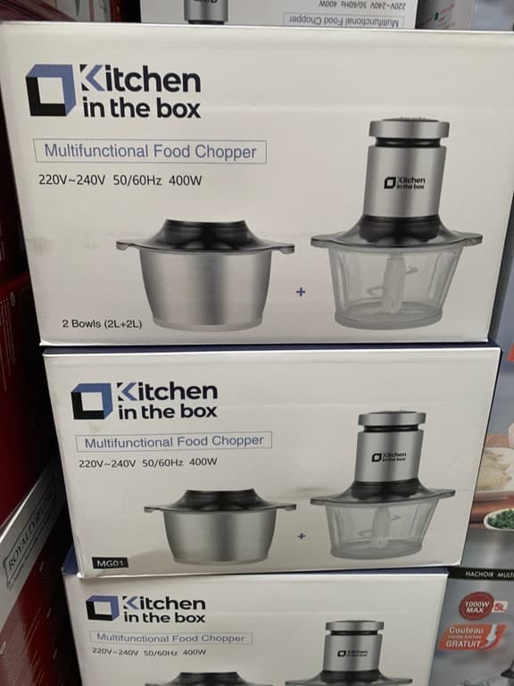 Kitchen in the Box Multifunktional-Zerkleinerer MG01 400 W (2 Bowls)