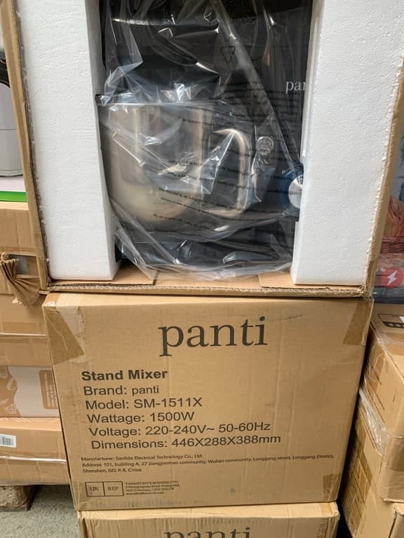 Panti Küchenmaschine SM-1511X – 1500 W Standmixer / Teigknetmaschine