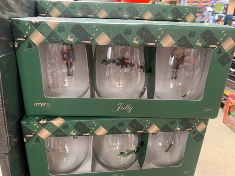 Krosno Jolly Christmas Becher / Stemless-Gläser 6er-Set – Weihnachts-Motive – Bild 1