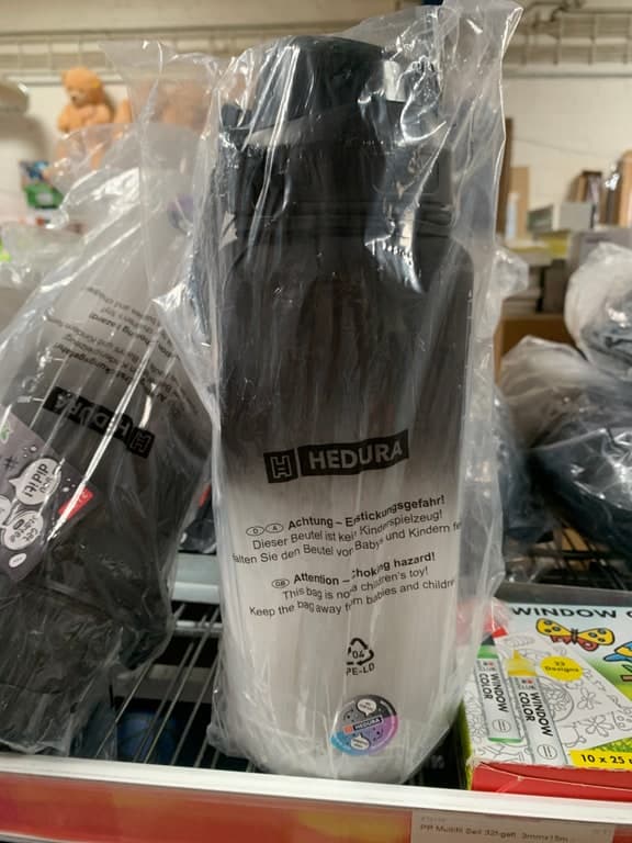 Hedura Sport-Trinkflasche / Shaker – Schwarz