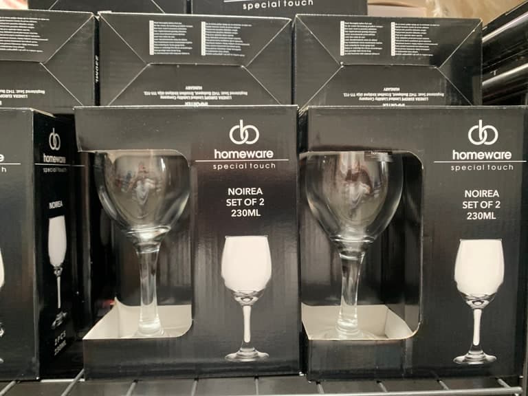 Homeware Noirea Weingläser 230 ml – 2er-Set (Special Touch) – Bild 1