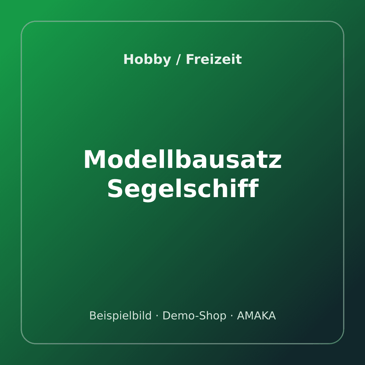 Modellbausatz Segelschiff – Bild 1