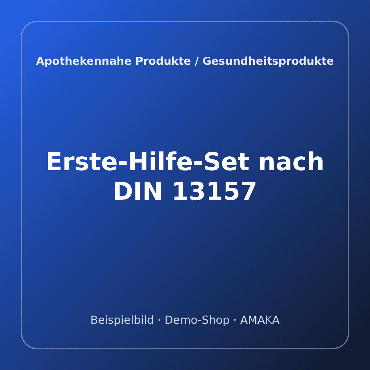 Erste-Hilfe-Set nach DIN 13157 – Bild 1