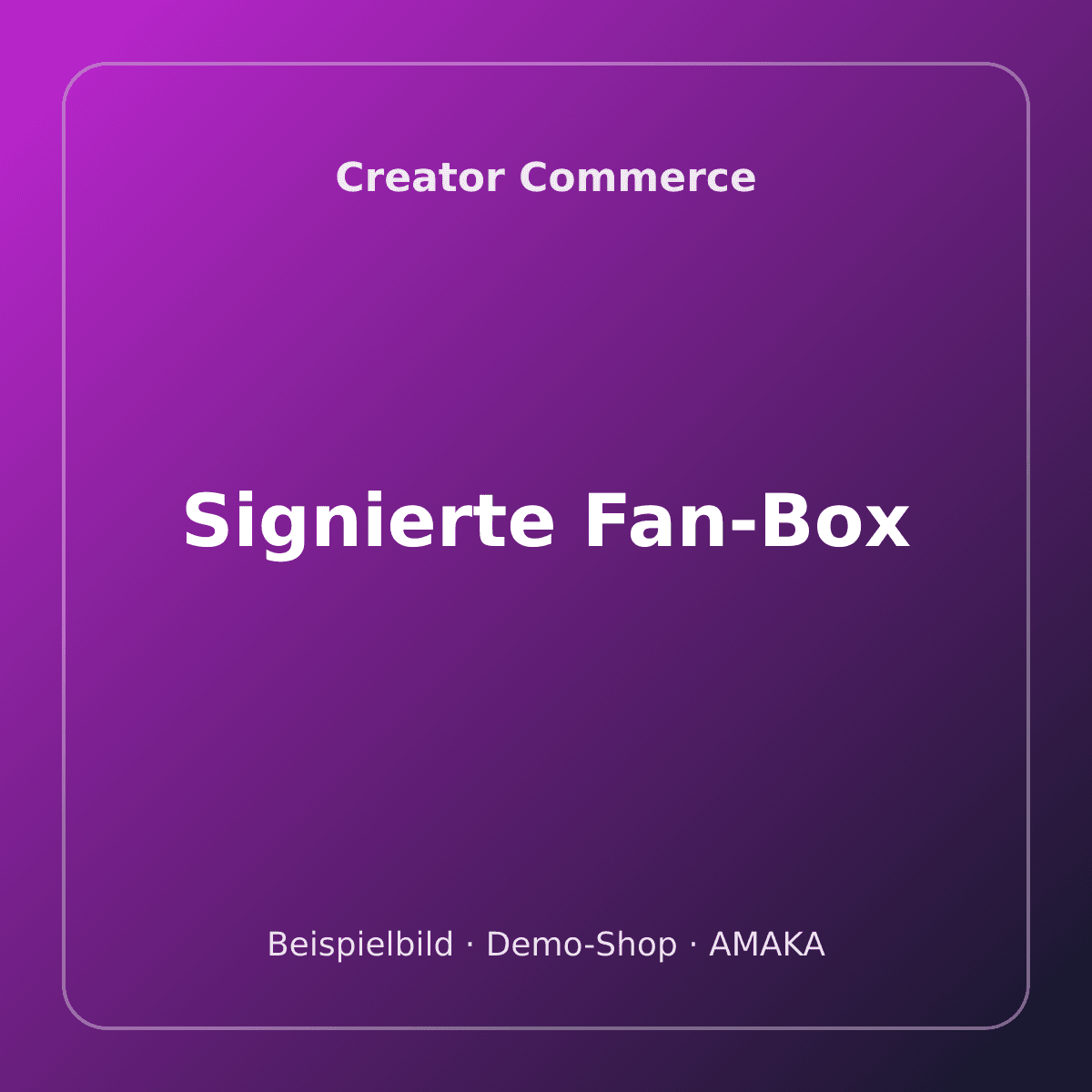 Signierte Fan-Box – Bild 1