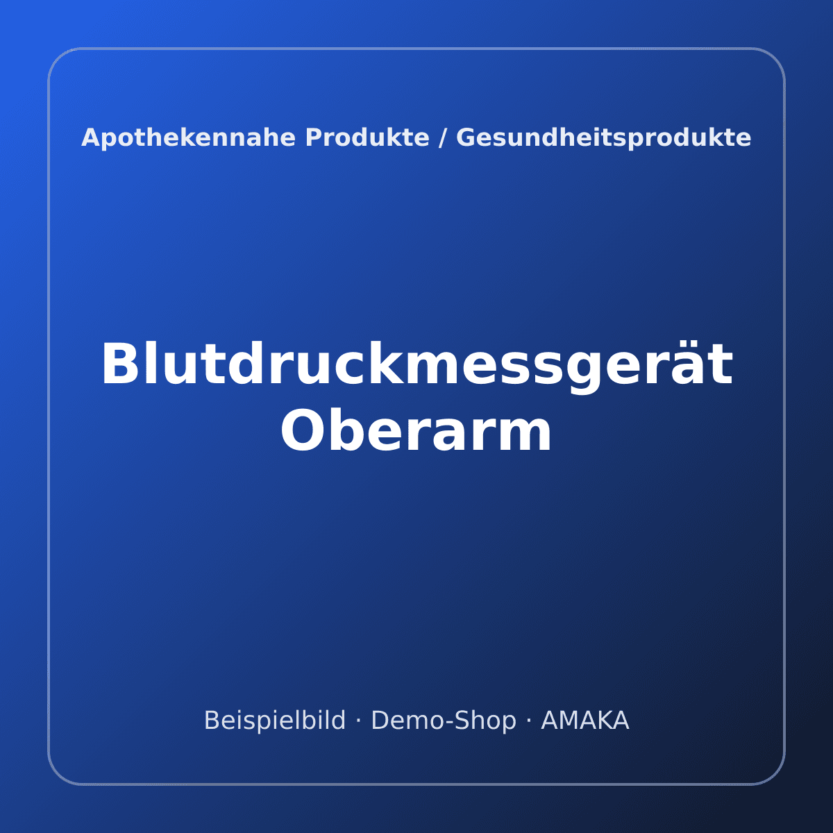 Blutdruckmessgerät Oberarm – Bild 1