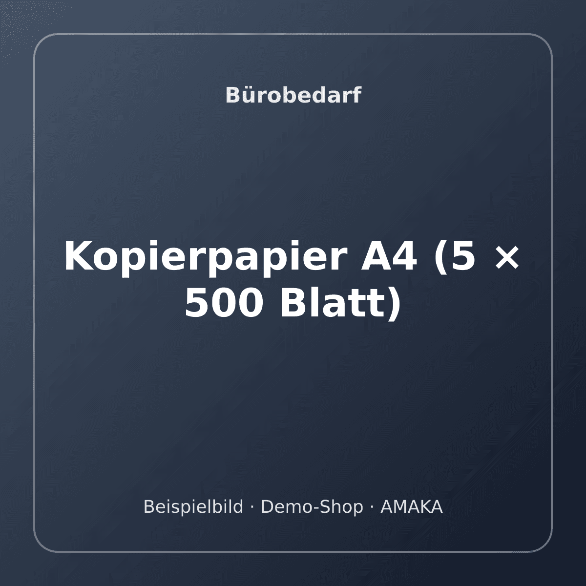 Kopierpapier A4 (5 × 500 Blatt) – Bild 1