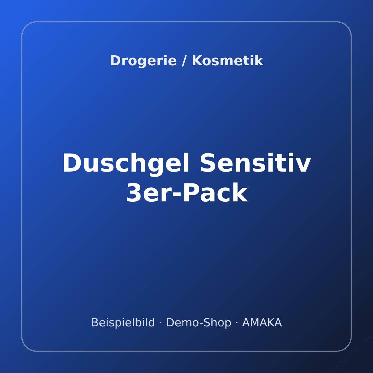 Duschgel Sensitiv 3er-Pack – Bild 1