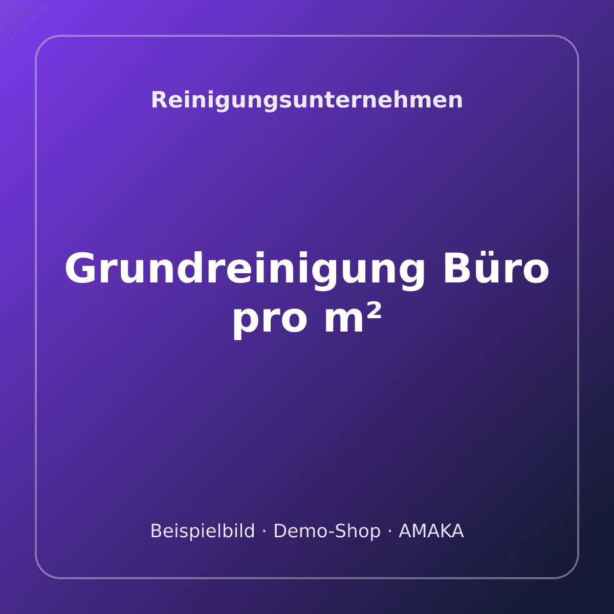 Grundreinigung Büro pro m² – Bild 1