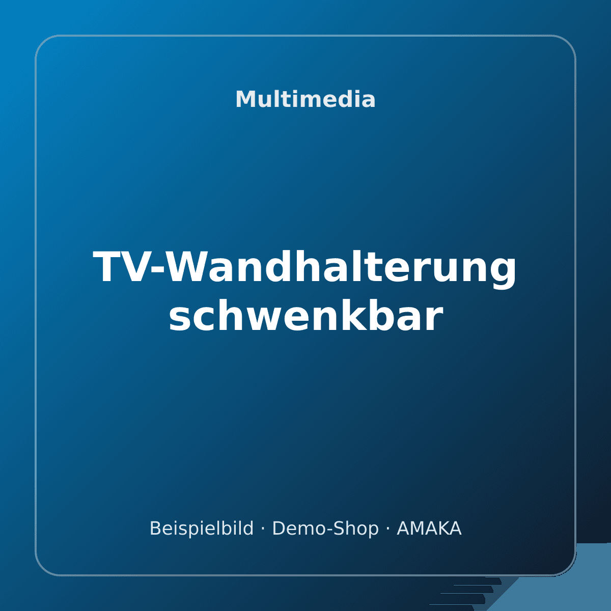 TV-Wandhalterung schwenkbar – Bild 1