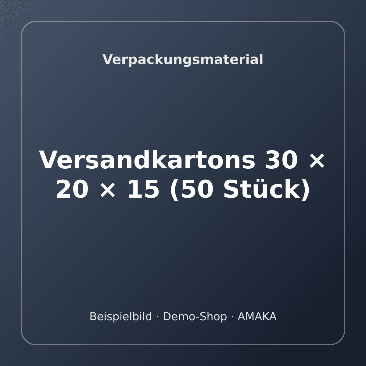 Versandkartons 30 × 20 × 15 (50 Stück) – Bild 1