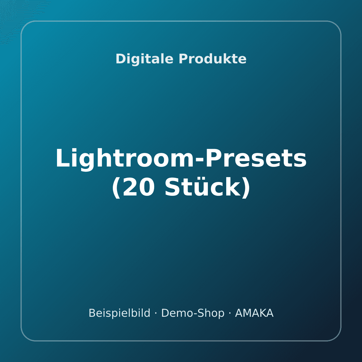 Lightroom-Presets (20 Stück) – Bild 1
