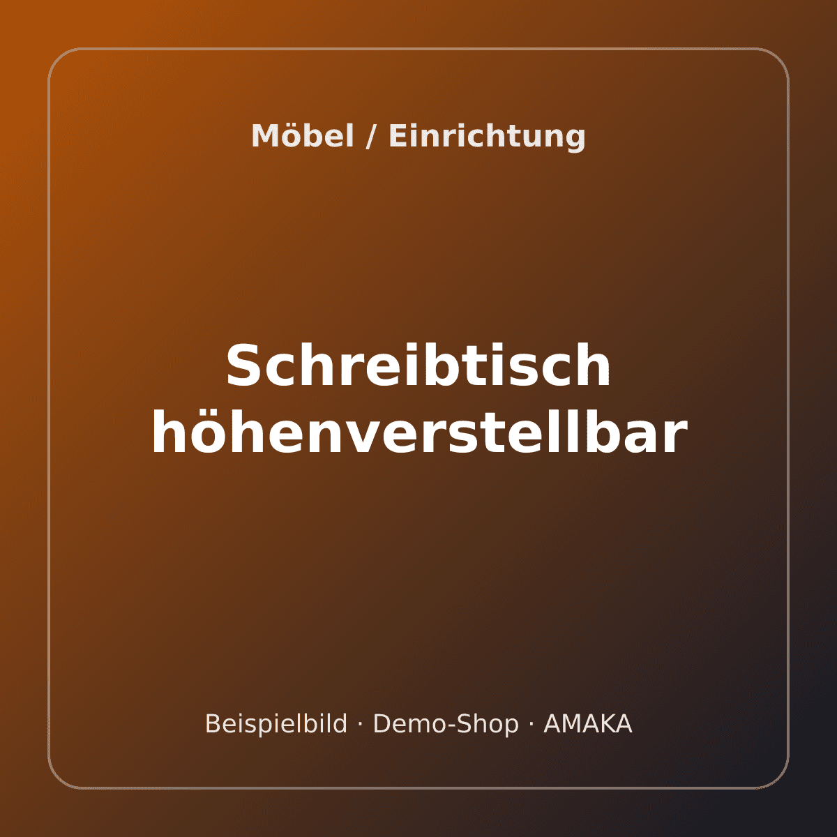 Schreibtisch höhenverstellbar – Bild 1