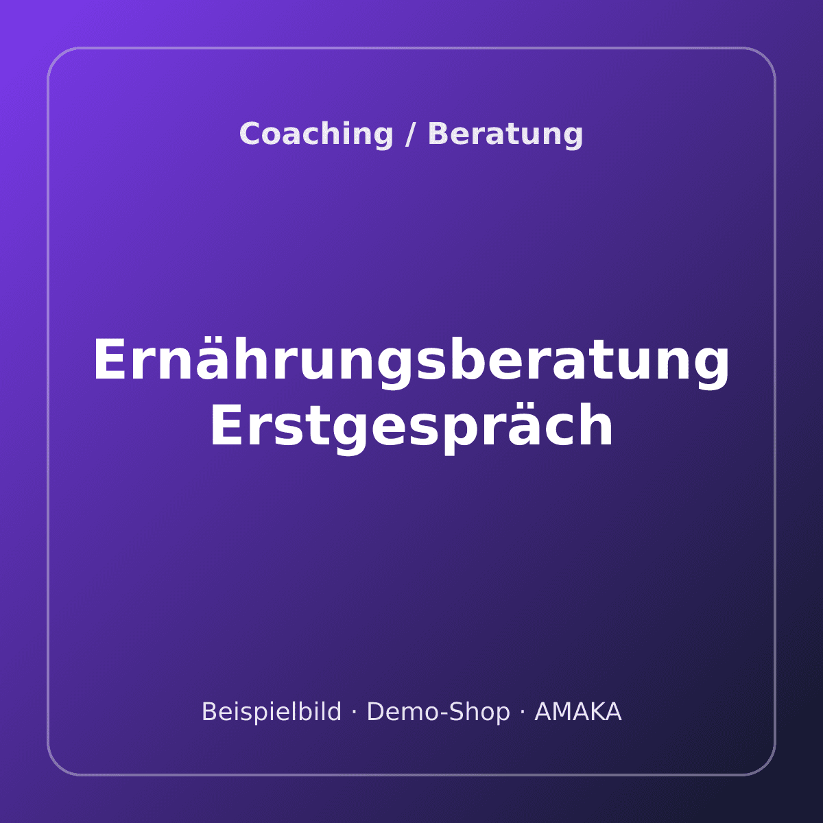 Ernährungsberatung Erstgespräch – Bild 1