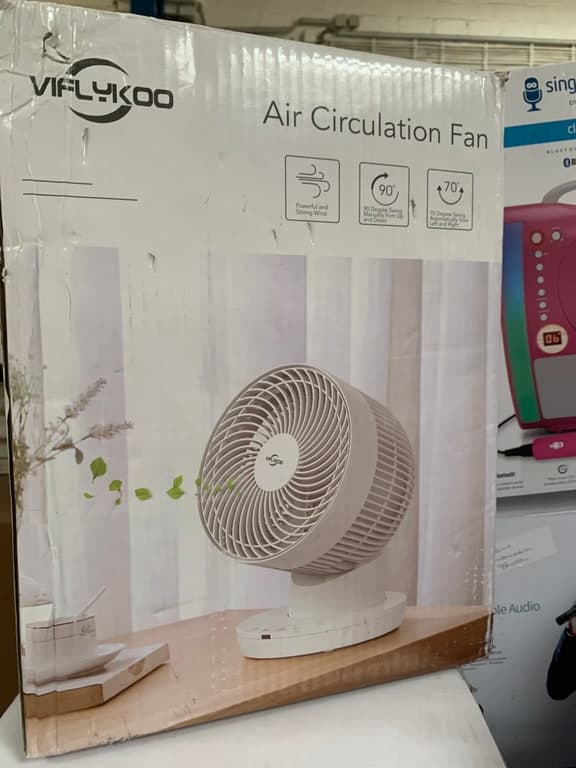 Viflykoo Luftzirkulator / Air Circulation Fan mit 90°+70° Oszillation – Bild 1