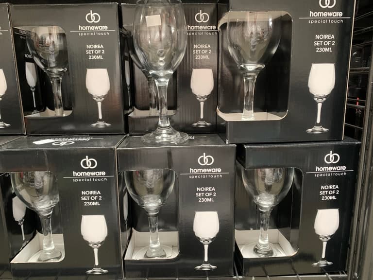 Homeware Noirea Weingläser 230 ml – 2er-Set (Lagerbestand) – Bild 1